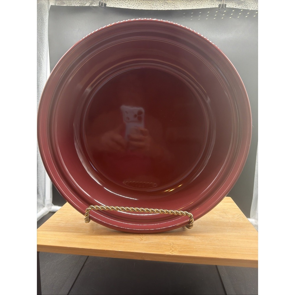 Longaberger Woven Traditions 10" Pie Plate Paprika
